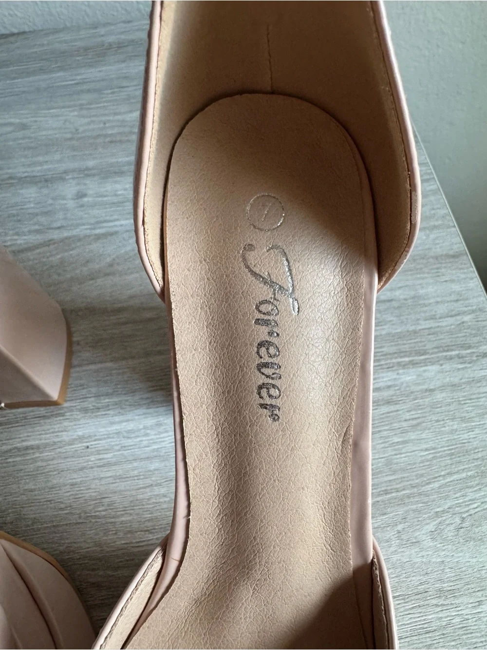 Women’s Platform Block Heel Pumps - Blush Pink